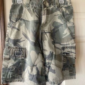 Boy’s Camouflage Cargo Shorts